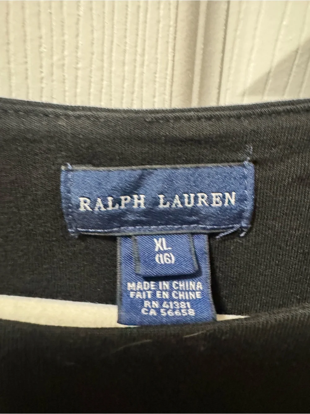 Ralph Lauren Black Sleeveless Bubble-Hem Dress